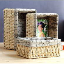 (BC-CB1006) High Quality Fashionable Handcraft Natural Cornhusk Basket